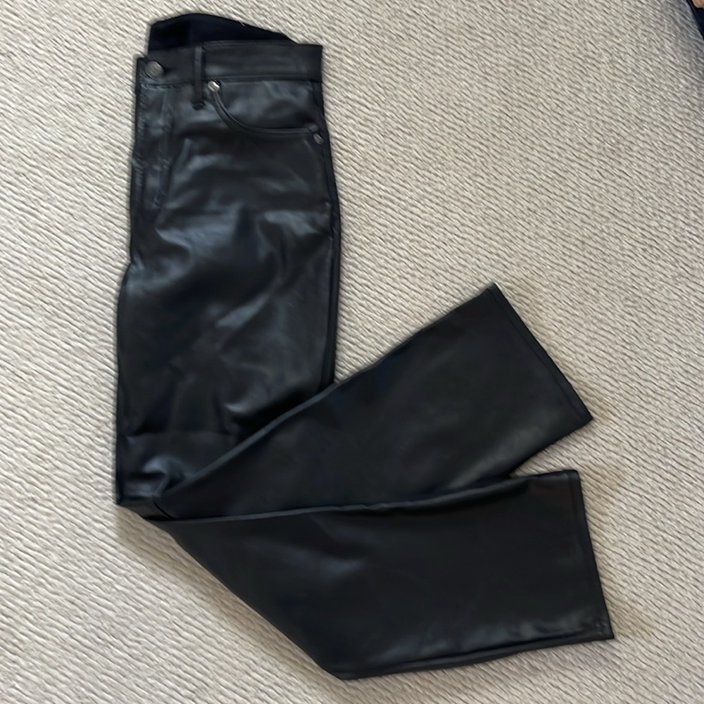 Gap faux leather  pants, ultra soft!